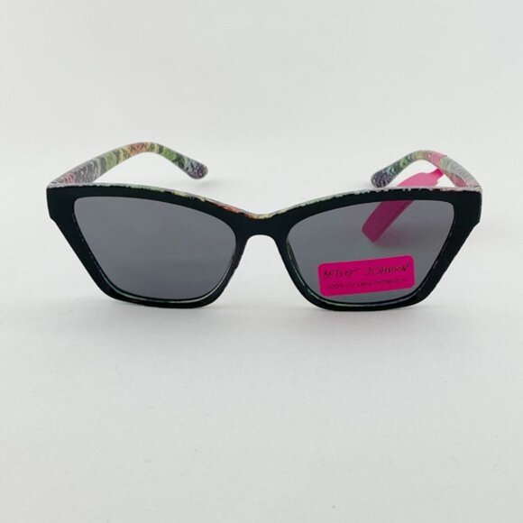 Betsey Johnson Black Rainbow Snake Sunglasses main image 5